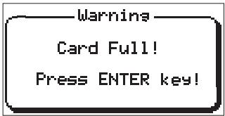 FOSTEX MR 8 - Warning message - 5