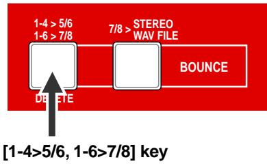 FOSTEX MR 8 - Selecting the bounce mode - 1