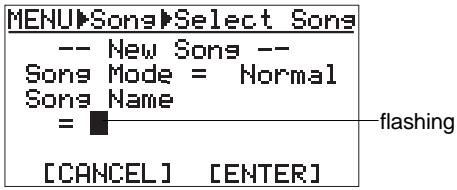 FOSTEX MR 8 - 10) Press the [CURSOR ▽] key. - 1