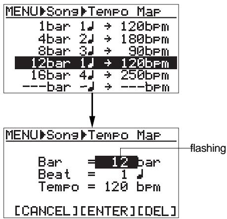 FOSTEX MR 8 - Deleting an unnecessary tempo setting - 1