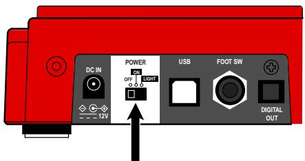 FOSTEX MR 8 - Turning on the unit - 1