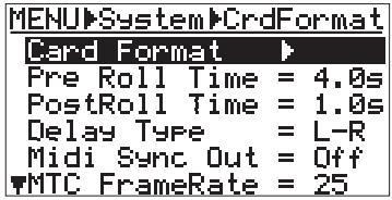 FOSTEX MR 8 - 2) While "System" is highlighted, press the [ENTER] key. - 1