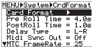 FOSTEX MR 8 - Selecting a delay type - 2
