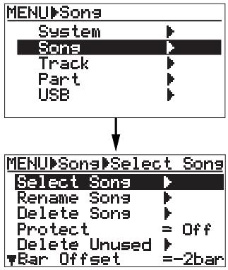 FOSTEX MR 8 - Editing a song name - 2