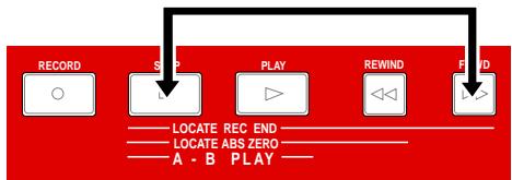 FOSTEX MR 8 - - LOCATE REC END function - 1