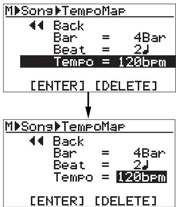 FOSTEX MR8HD - 8) Rotate the [MENU/ENTER] knob to enter the desired beat number, and press the [MENU/ENTER] knob. - 2