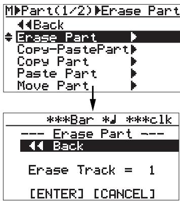 FOSTEX MR8HD - Erasing the part(s) - 4