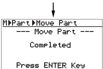 FOSTEX MR8HD - 9) Rotate the [MENU/ENTER] knob to move the cursor to "[ENTER]" on the screen, and press the [MENU/ENTER] knob. - 2