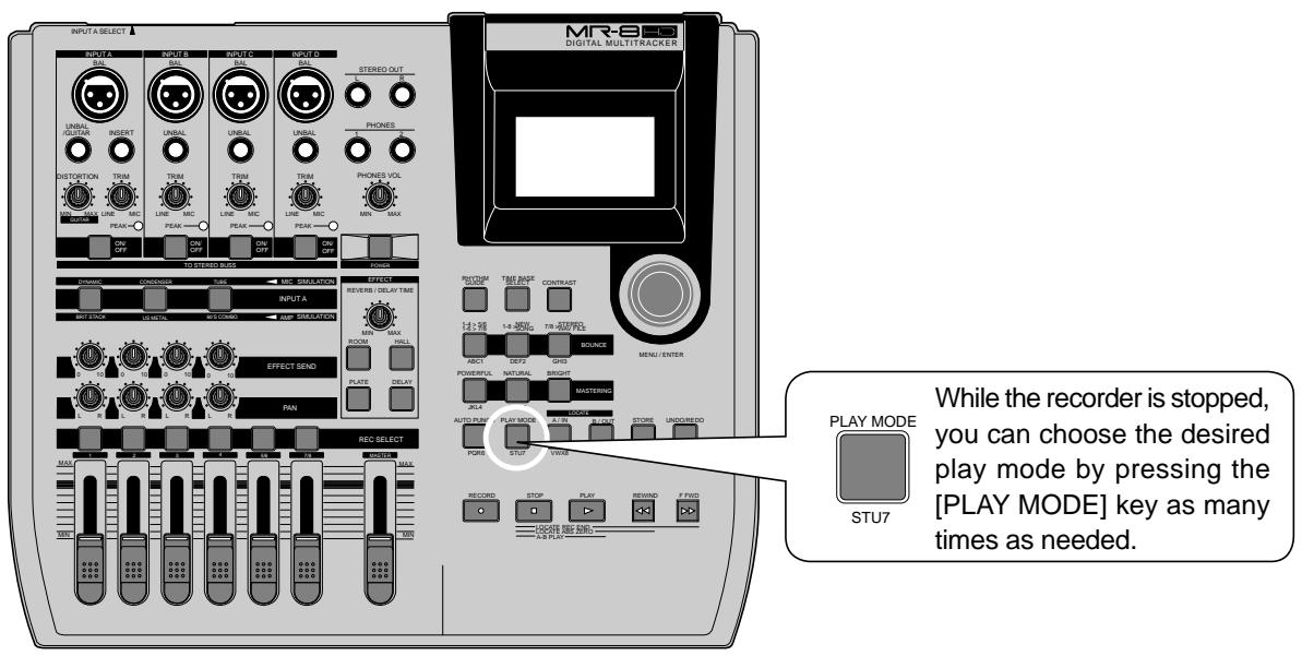 FOSTEX MR8HD - Play mode - 1