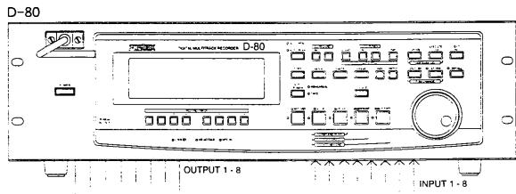 FOSTEX D-80 - Basic connections - 1