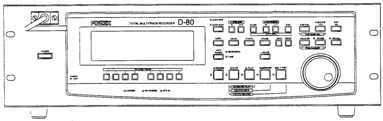 FOSTEX D-80 - Other recorder functions - 1