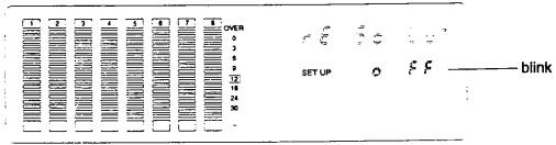 FOSTEX D-80 - Setting Display Resolution mode On/Off ("rESoLuJ") - 2