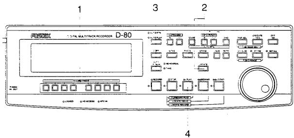 FOSTEX D-80 - Auto Punch In/Out Rehearsal mode - 1