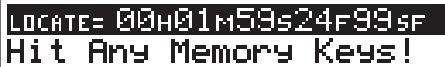 FOSTEX VF160 - - Programming the PUNCH IN/OUT points - 2