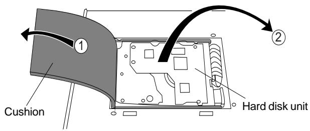 FOSTEX VF160 - Replacing a hard disk - 2