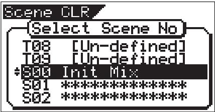 FOSTEX VF160 - Clearing a scene memory - 1