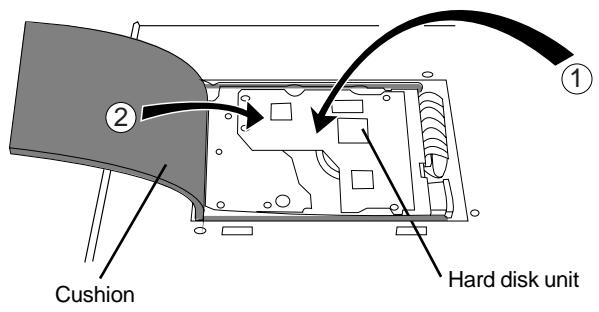 FOSTEX VF160 - Replacing a hard disk - 5