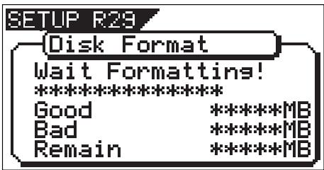 FOSTEX VF160 - Press the [ENTER/YES] key while the [RECORD] key is depressed. - 1