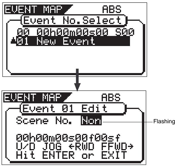 FOSTEX VF160 - Creating an event memory by specifying the desired time - 2
