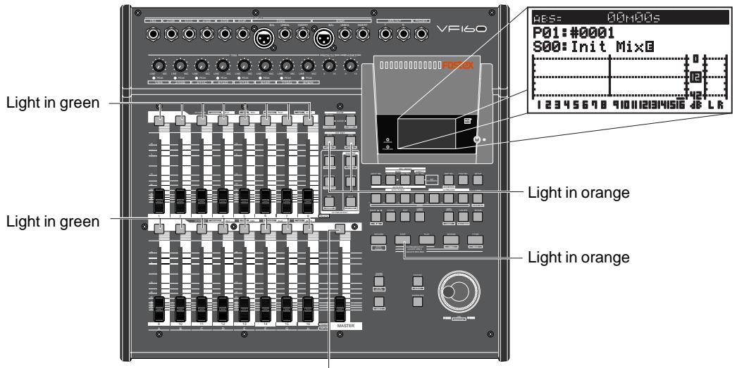 FOSTEX VF160 - Initial condition when the power is turned on - 1