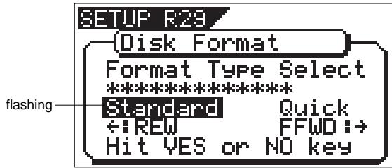 FOSTEX VF160 - Formatting the Hard disk - 3