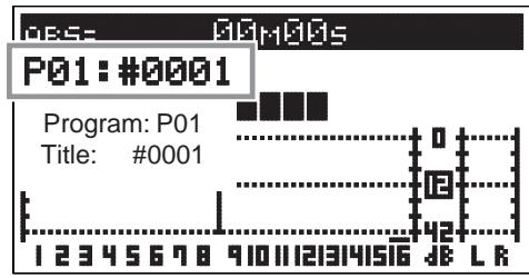 FOSTEX VF160 - PROGRAM - 1