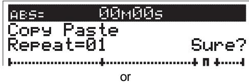 FOSTEX VF160 - Pasting Data - 1