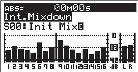 FOSTEX VF160 - Performing internal mixdown recording - 1