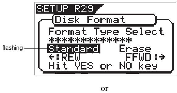 FOSTEX VF160 - Press the [ENTER/YES] key while "IDE" is highlighted. - 1