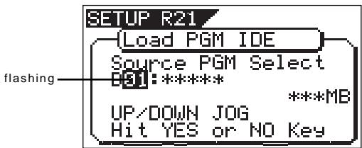 FOSTEX VF160EX - While "BkUp" is flashing, press the [ENTER/YES] key. - 1