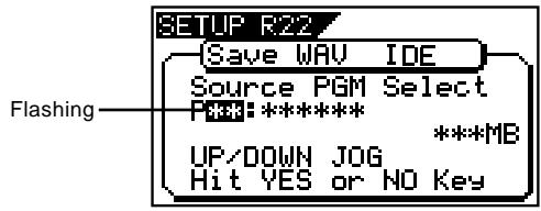 FOSTEX VF160EX - While "Off" is flashing, press the [ENTER/YES] key. - 1