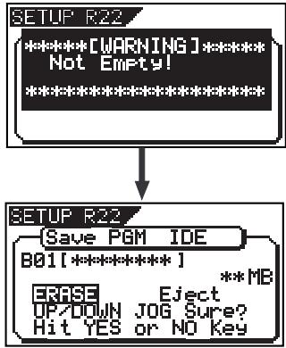 FOSTEX VF160EX - After entering the file name, press the [ENTER/YES] key. - 1