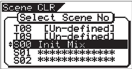 FOSTEX VF160EX - Press the [SCENE RECALL] and [SCENE STORE] keys simultaneously. - 1