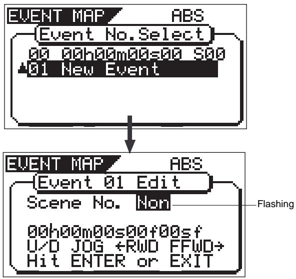 FOSTEX VF160EX - Select "01 New Event" using the [JOG] dial, and press the [ENTER/YES] key. - 1