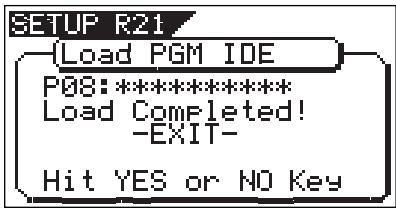 FOSTEX VF160EX - While "New PGM" is shown, press the [ENTER/YES] key. - 1