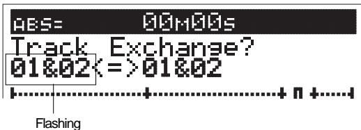 FOSTEX VF160EX - Turn the [JOG] dial while "1-8" is flashing. - 2