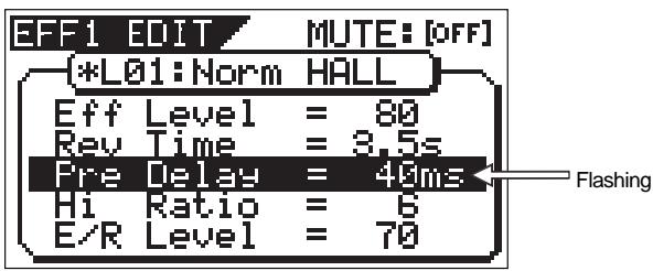 FOSTEX VF160EX - Effect parameter settings - 2