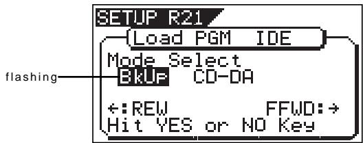 FOSTEX VF160EX - While "IDE" is flashing, press the [ENTER/YES] key. - 1