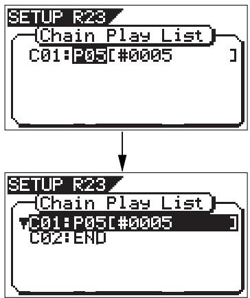 FOSTEX VF160EX - While "END" is flashing on the screen, rotate the [JOG] dial to select "P05" and press the [ENTER/YES] key. - 1