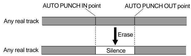 FOSTEX VF160EX - Erasing a selected section between ABS - REC END. - 1