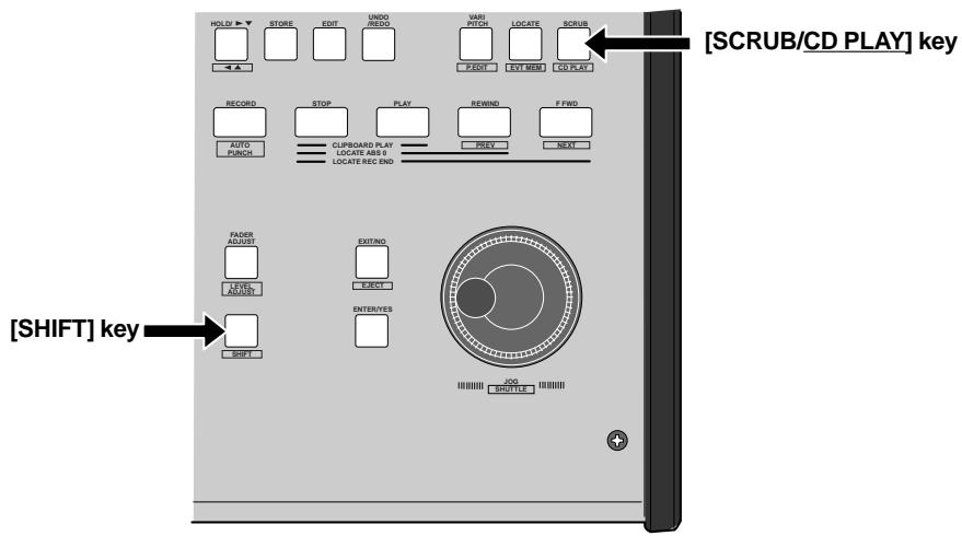 FOSTEX VF160EX - Switching the playback mode - 1
