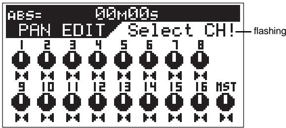 FOSTEX VF160EX - Press the [PAN] key. - 1
