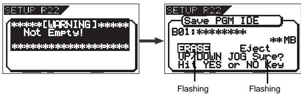 FOSTEX VF160EX - Press the [EXIT/NO] key (or the [STOP] key) to exit the Setup mode. - 1
