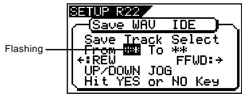 FOSTEX VF160EX - Use the [JOG] dial to select a program to be saved and press the [ENTER/YES] key. - 2