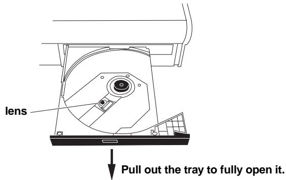 FOSTEX VF160EX - - To open the tray, press the eject switch lightly. - 2