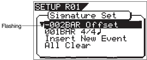 FOSTEX VF160EX - In the menu selecting display, select "Signature Set" and press the [ENTER/YES] key. - 1