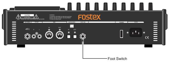 FOSTEX VF160EX - Punch IN/OUT with Foot switch - 2