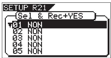 FOSTEX VF160EX - - When selecting "One" or "Select": - 1