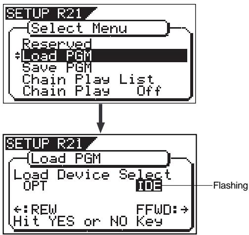 FOSTEX VF160EX - Loading data - 1