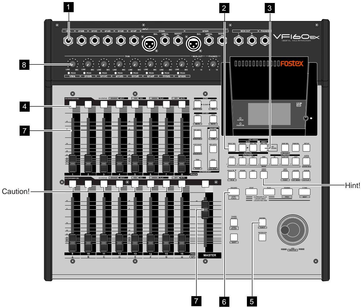 FOSTEX VF160EX - Recording to One Track - 1